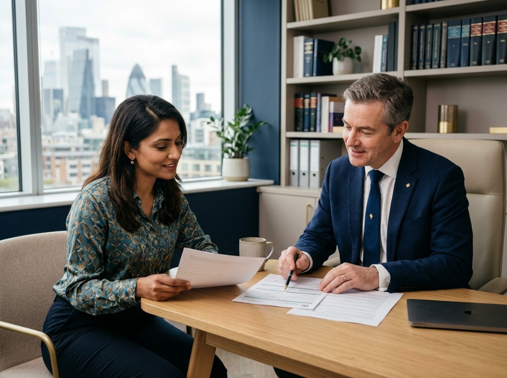 Avery Knights Solicitors team advising a client